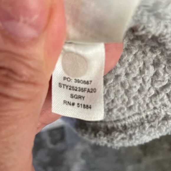 Patagonia Los Gatos 1/4 zip fleece jacket salt gray. EUC SZ small - Picture 3 of 7